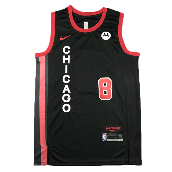NBA 城市版球衣 芝加哥公牛隊  LAVINE 黑色